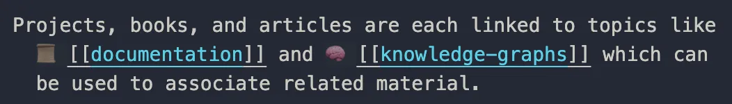 icons displayed next to Markdown wiki-links